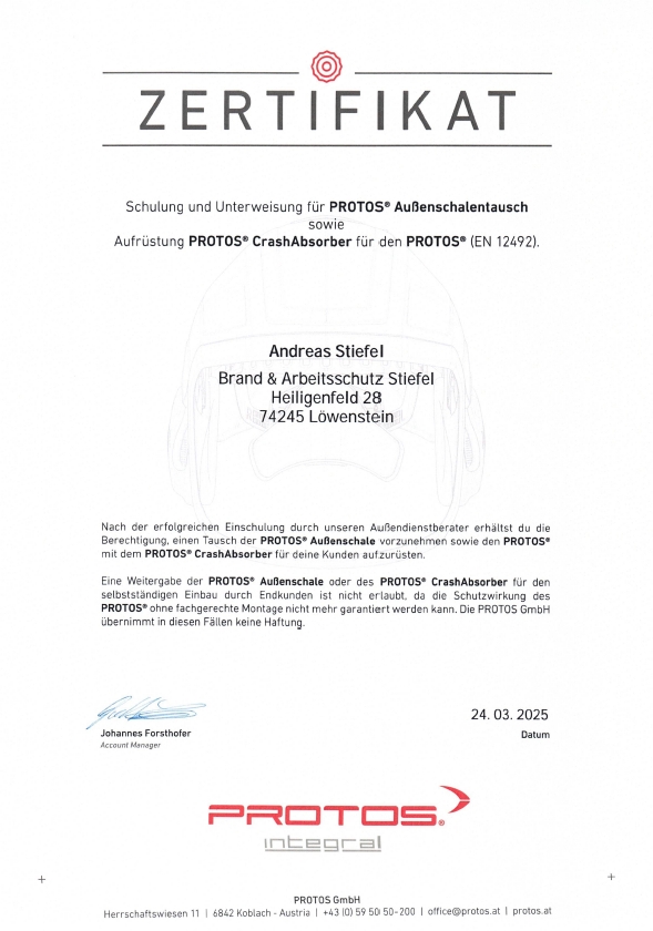 PROTOS® Ersatz Helmschale