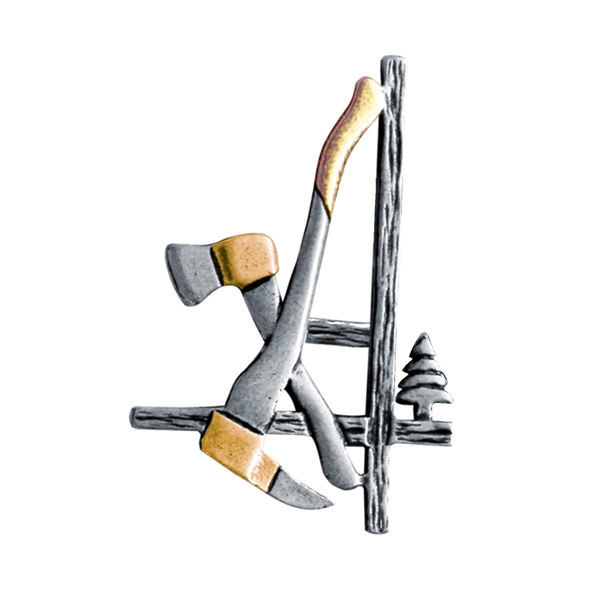 Holzer - Pin Silber/Gold Holzer - Pin Silber/Gold