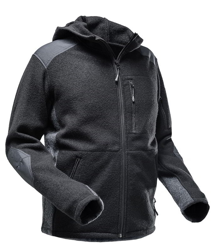 Wooltec Kapuzenjanker schwarz Wooltec Kapuzenjanker schwarz