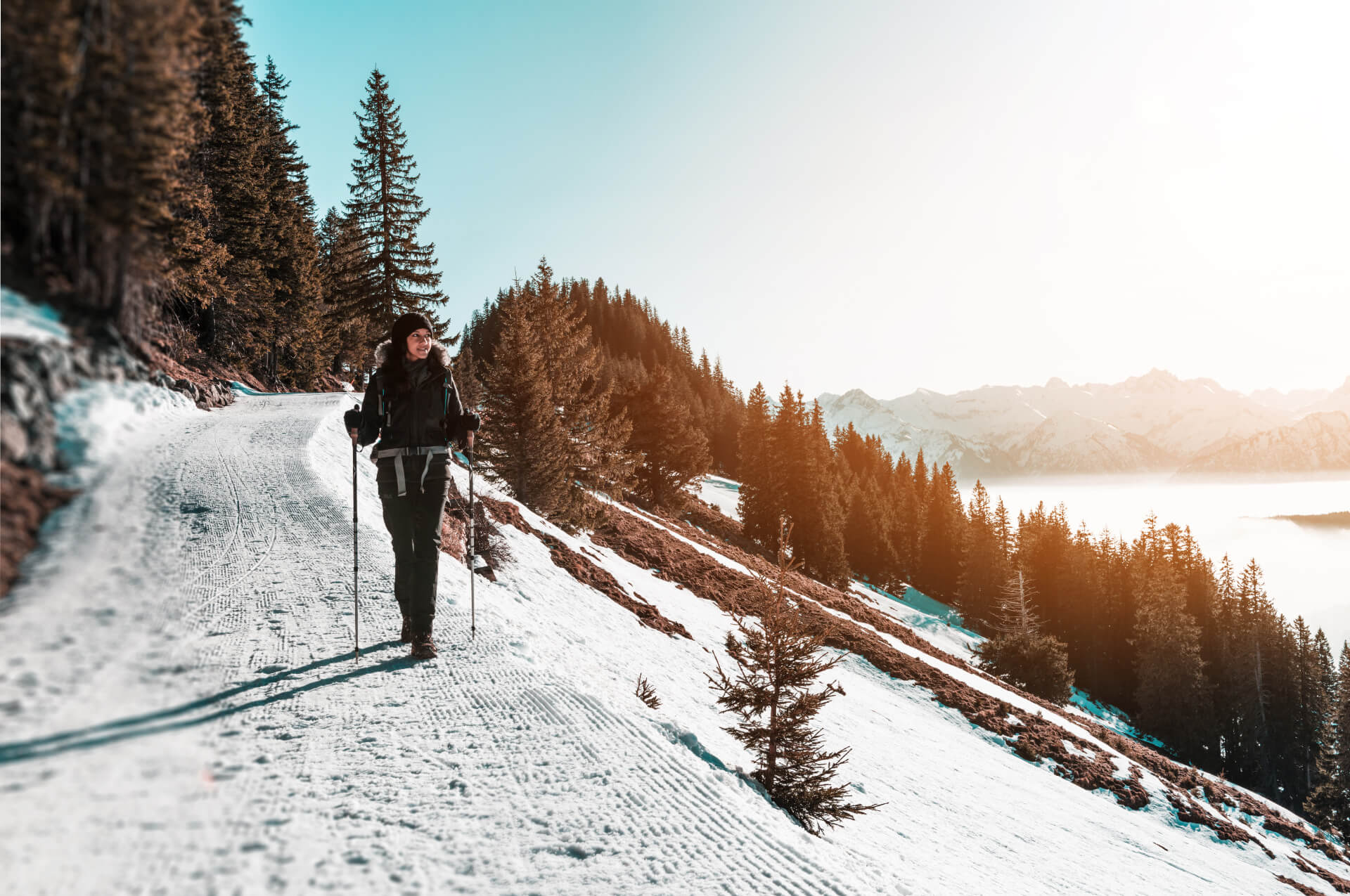 Wandern im Winter