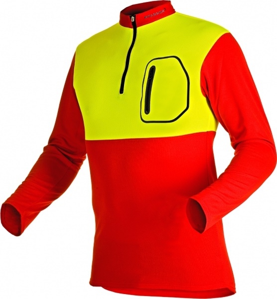 Zipp Neck Shirt Langarm