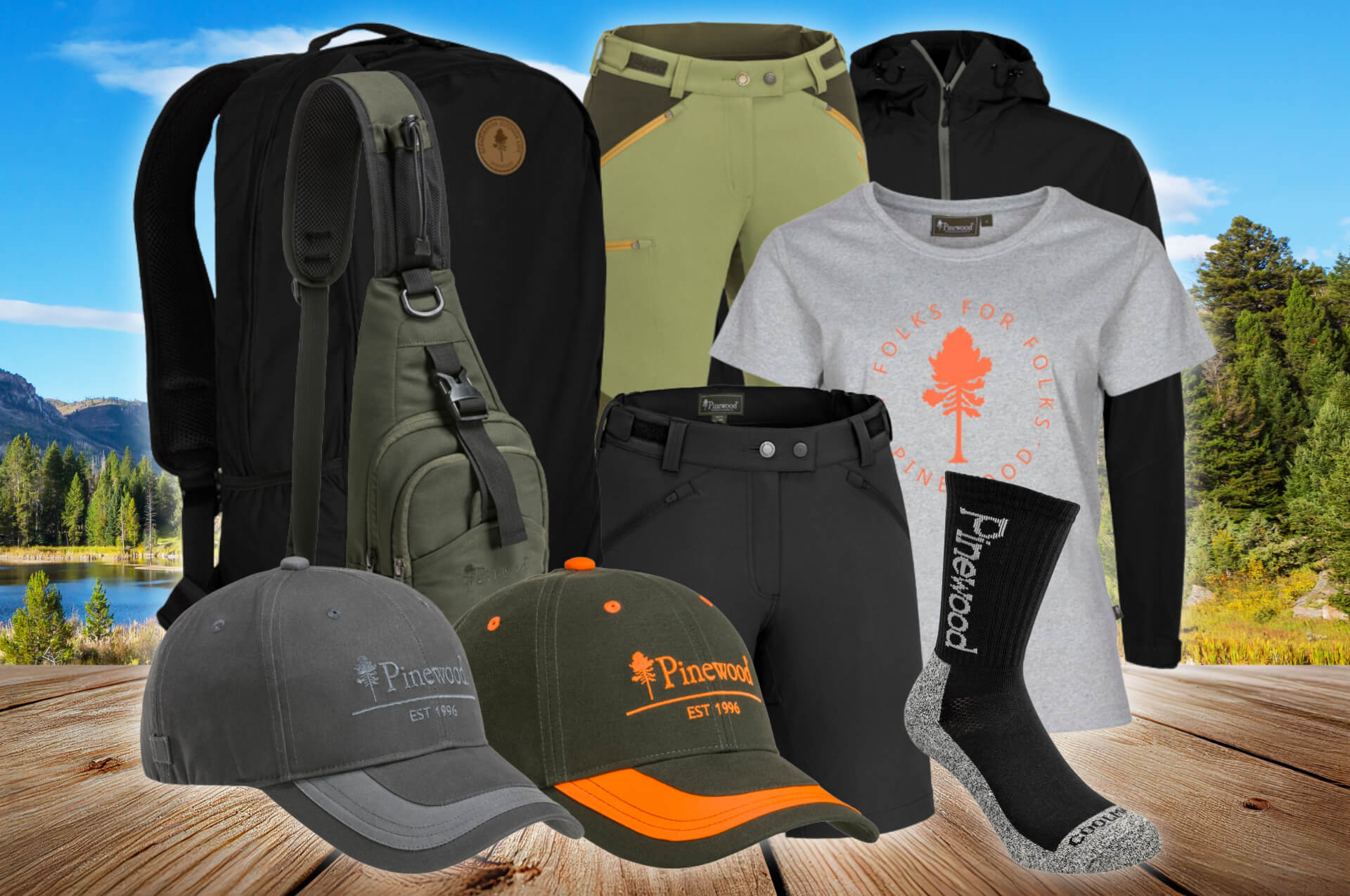 Neue Outdoorbekleidung von Pinewood