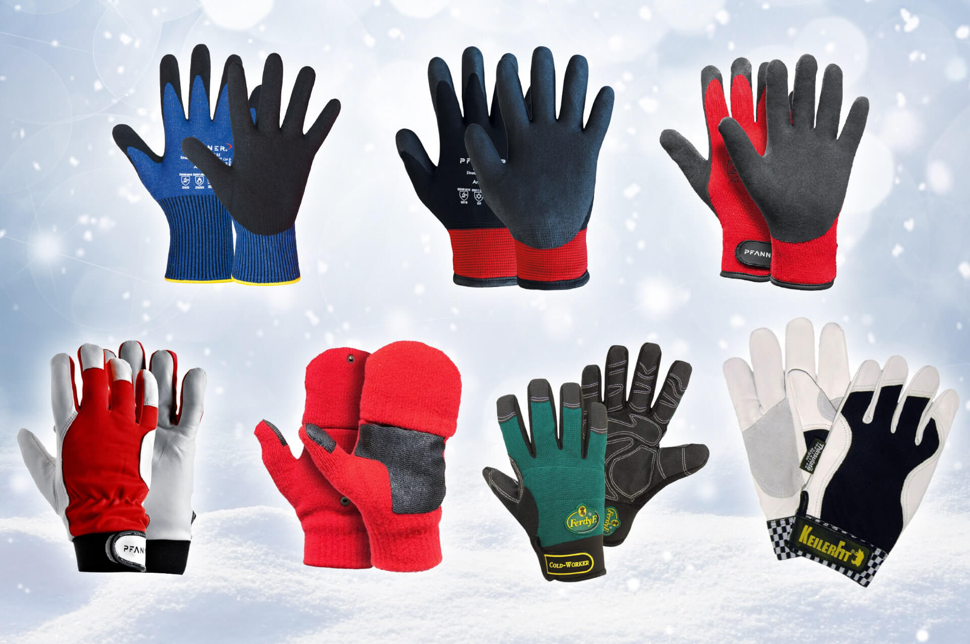 Winterhandschuhe für die Arbeit