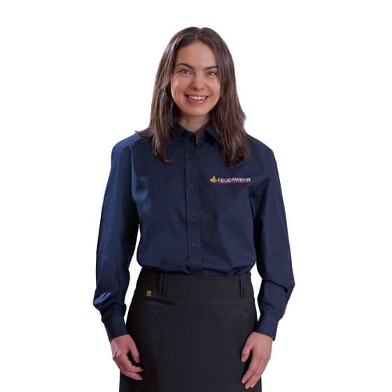 Feuerwehr-Damen Bluse 1/1 Arm BW VwV2013 100% Baumwolle Feuerwehr-Damen Bluse 1/1 Arm BW VwV2013 100% Baumwolle