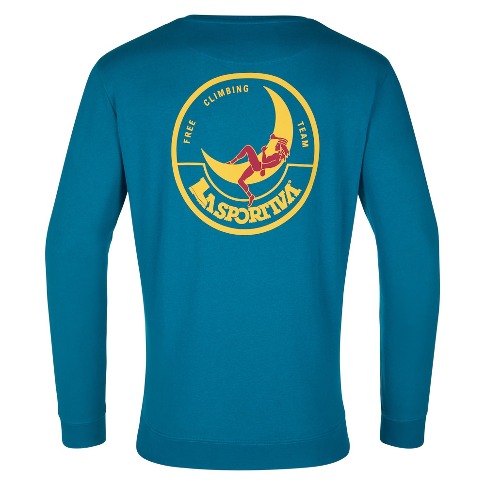 La Sportiva Climbing on the Moon Sweatshirt Herren La Sportiva Climbing on the Moon Sweatshirt Herren