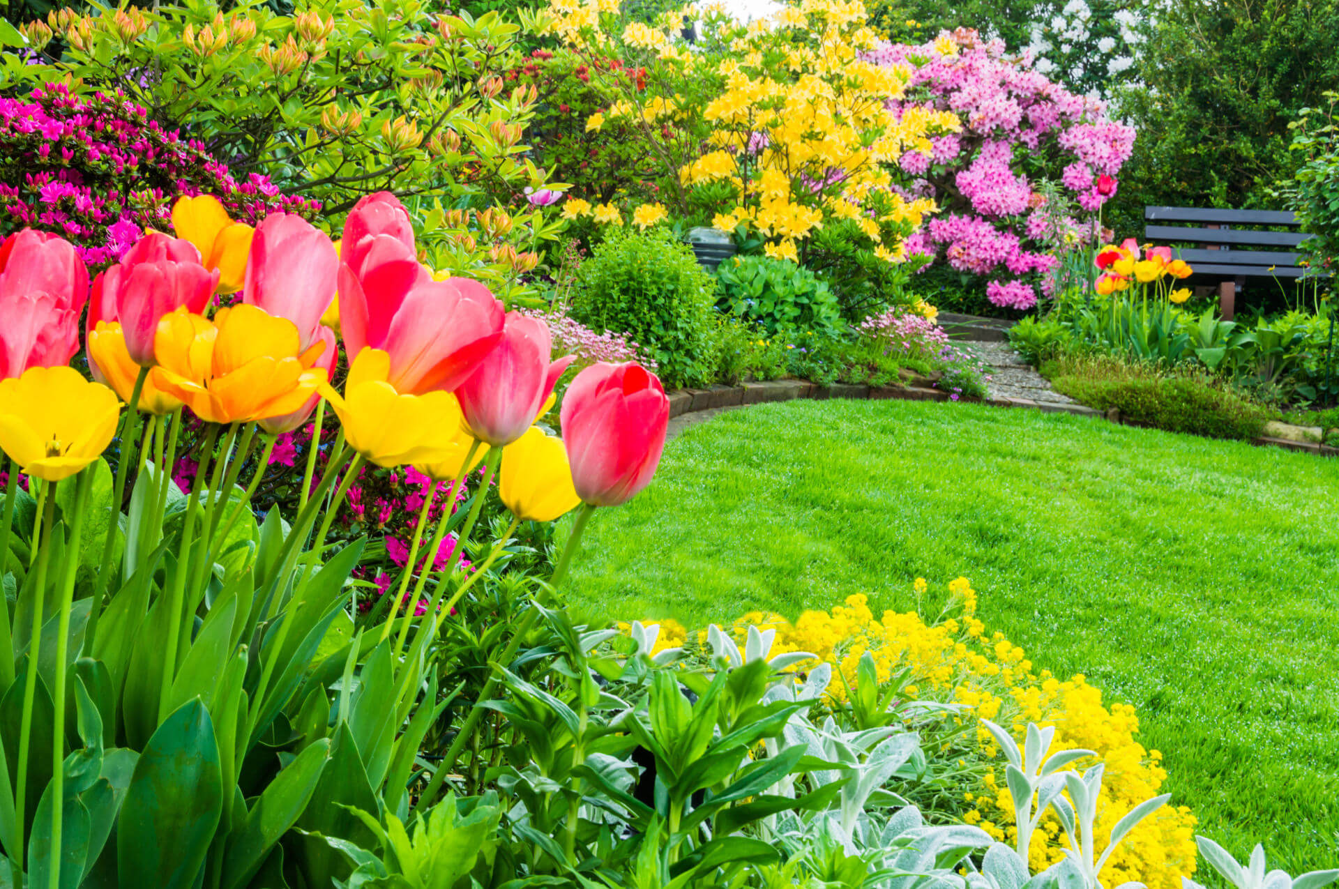 Gartenarbeiten im Frühling