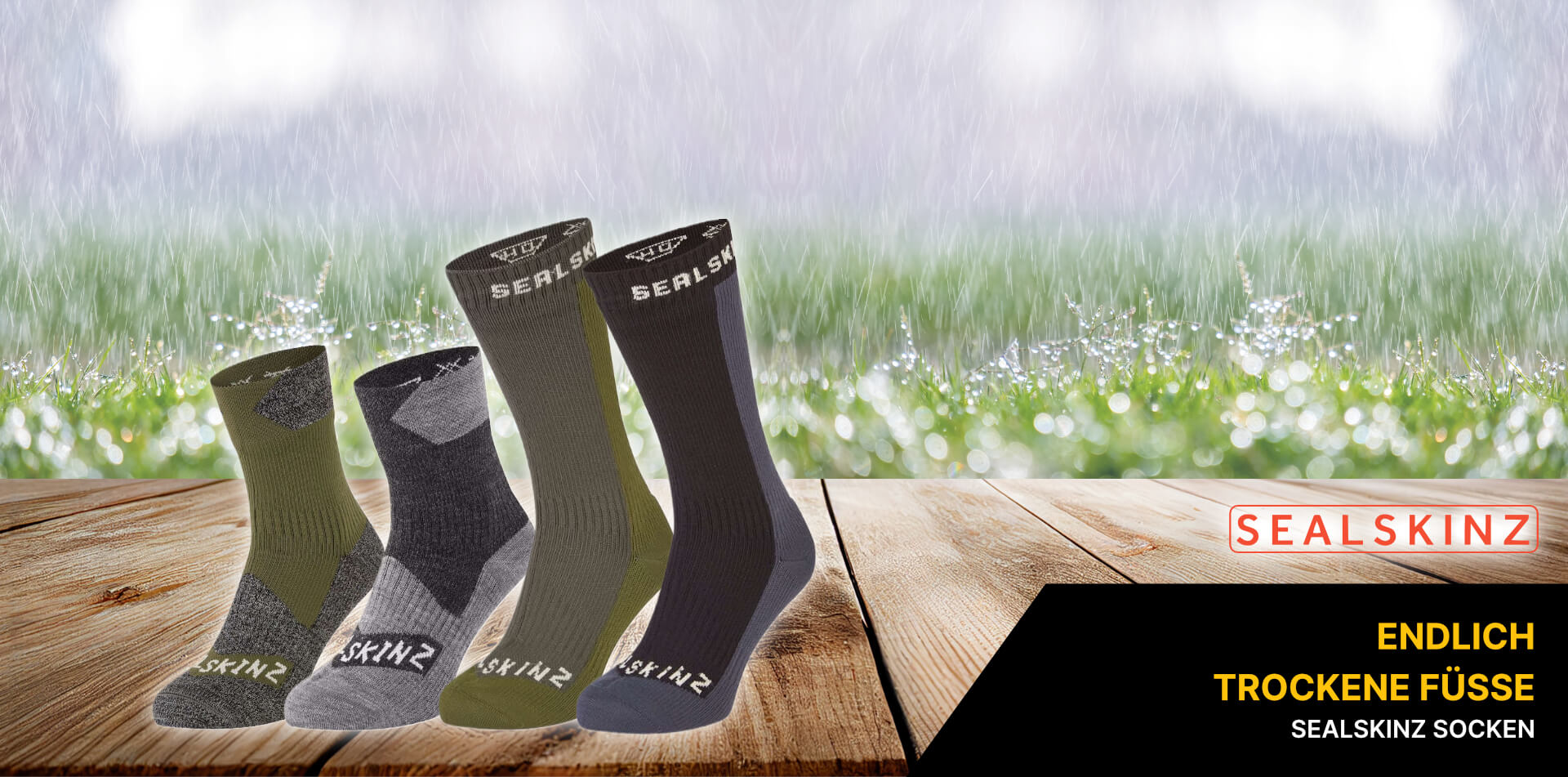 Wasserdichte Socken von Sealskinz - Endlich trockene Füße Wasserdichte Socken von Sealskinz - Endlich trockene Füße