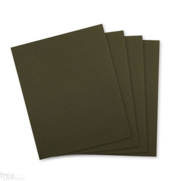 Flickstoff-Textilbogen Grün